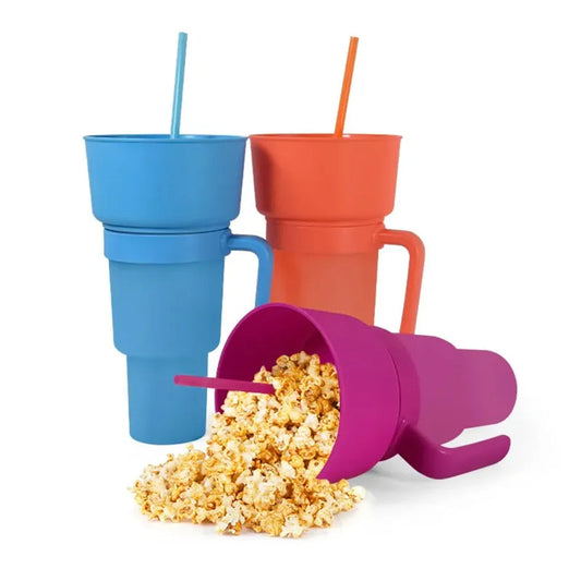 🔥Hot Sale 50% Off! 1000ml Stadium Mug with Straw and Color Change🥤