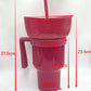 🔥Hot Sale 50% Off! 1000ml Stadium Mug with Straw and Color Change🥤