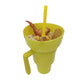 🔥Hot Sale 50% Off! 1000ml Stadium Mug with Straw and Color Change🥤