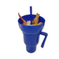 🔥Hot Sale 50% Off! 1000ml Stadium Mug with Straw and Color Change🥤