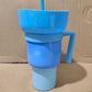🔥Hot Sale 50% Off! 1000ml Stadium Mug with Straw and Color Change🥤