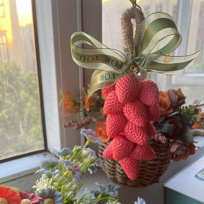 🔥Handmade grape-shaped soap with pearls🍇