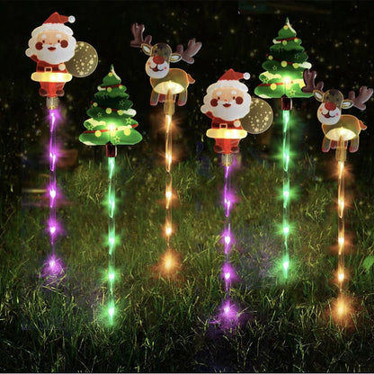 🎄Christmas Sales 60% OFF🎉Warm Glow Festive Garden Stake Lights