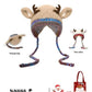 🎅Surprise price: £10.99 only!🎄🦌Handmade Knitted Christmas Antler 2-in-1 (Hat/Handbag)🧶