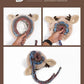 🎅Surprise price: £10.99 only!🎄🦌Handmade Knitted Christmas Antler 2-in-1 (Hat/Handbag)🧶
