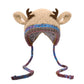 🎅Surprise price: £10.99 only!🎄🦌Handmade Knitted Christmas Antler 2-in-1 (Hat/Handbag)🧶