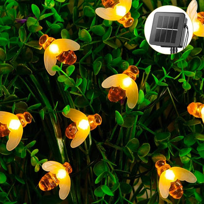 🎄Christmas Sales 60% OFF🎉Solar LED Bee String Lights🐝