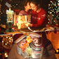 ✨ Magical Christmas LED Candle – Snow Effect, Retro Decoration & Safe Flame (Holiday Atmosphere in Every Room!)