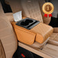Multifunctional PU leather armrest mat for cars