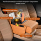 Multifunctional PU leather armrest mat for cars