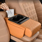 Multifunctional PU leather armrest mat for cars