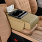 Multifunctional PU leather armrest mat for cars