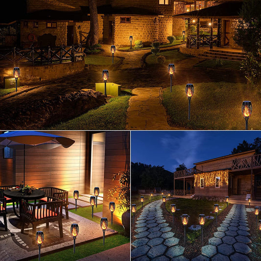 💖 Outdoor Garden Torch Solar Lights 🏡💡