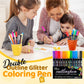 🔥Black Friday Sale 60% OFF🎁 Double Outline Glitter Coloring Pen Set