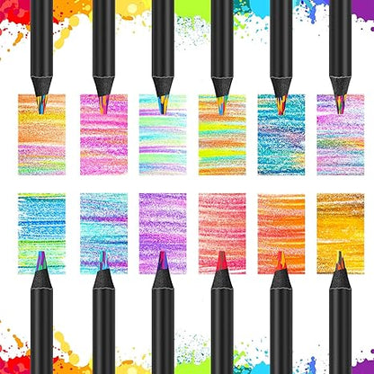 12-Color Rainbow Pencils