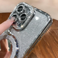 ✨💎Sparkling Diamond Women's Phone Case with Mirror & Stand for iPhone 12/13/14/15/16/17 Pro Max,17Air,14/15/16 Plus💖