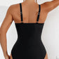 💥Last Day Special Sale 49% OFF💃Women's Contrast Mesh Ruched One-piece Swimsuit